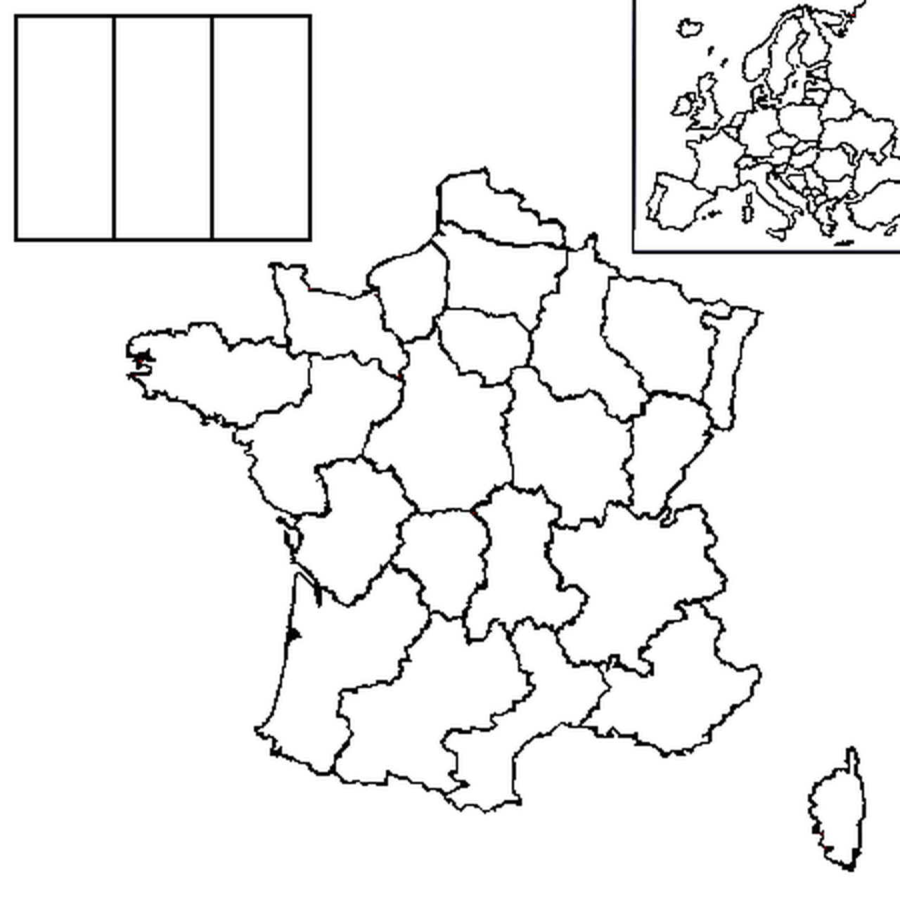 Région paca carte détaillée