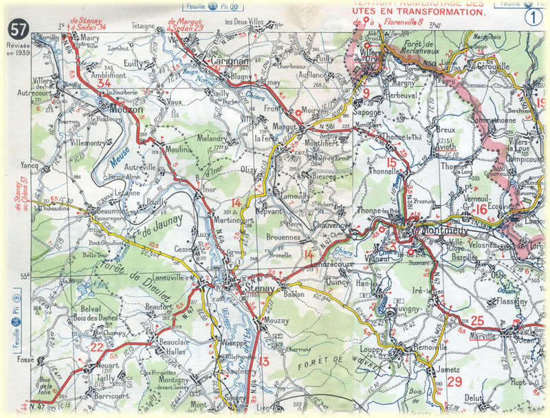 Map route michelin