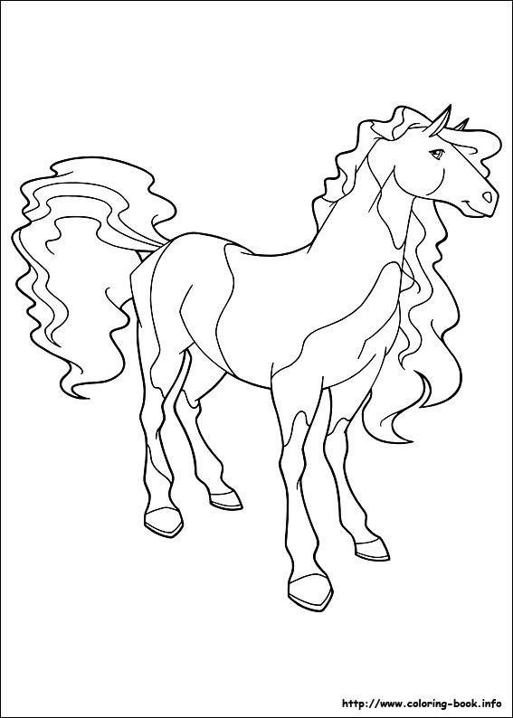 Coloriage horseland
