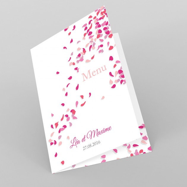 Exemple menu mariage word