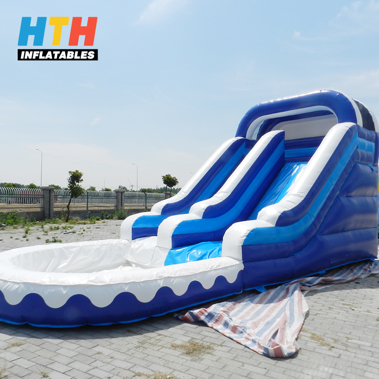 Toboggan géant gonflable intex water slide 302cm pour piscine