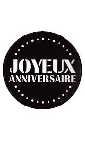 Pochoir anniversaire à imprimer