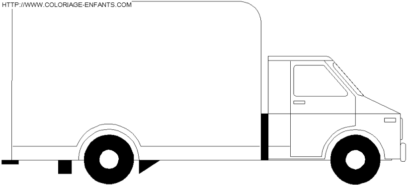 Dessin camion livraison