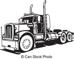 Camion americain dessin