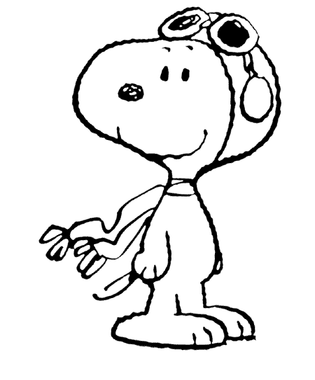 Coloriage snoopy