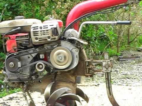 Vidange motoculteur honda f600