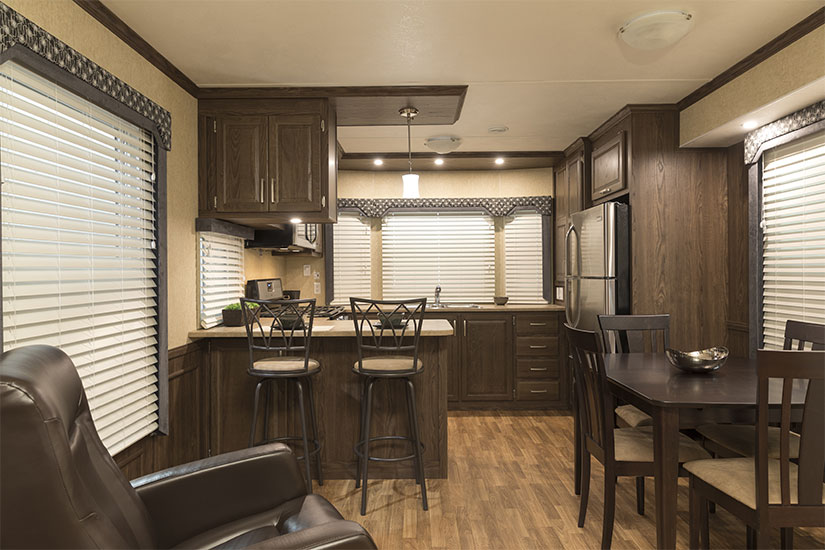 Roulotte de parc satellite