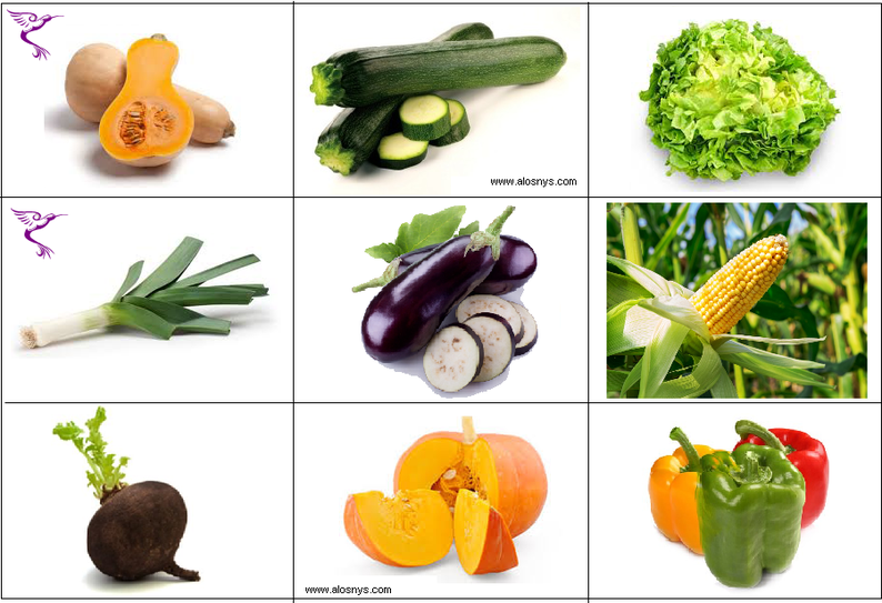 Photo de fruits et legumes a imprimer