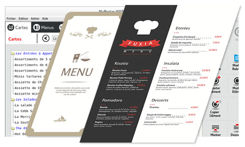 Logiciel création menu restaurant gratuit