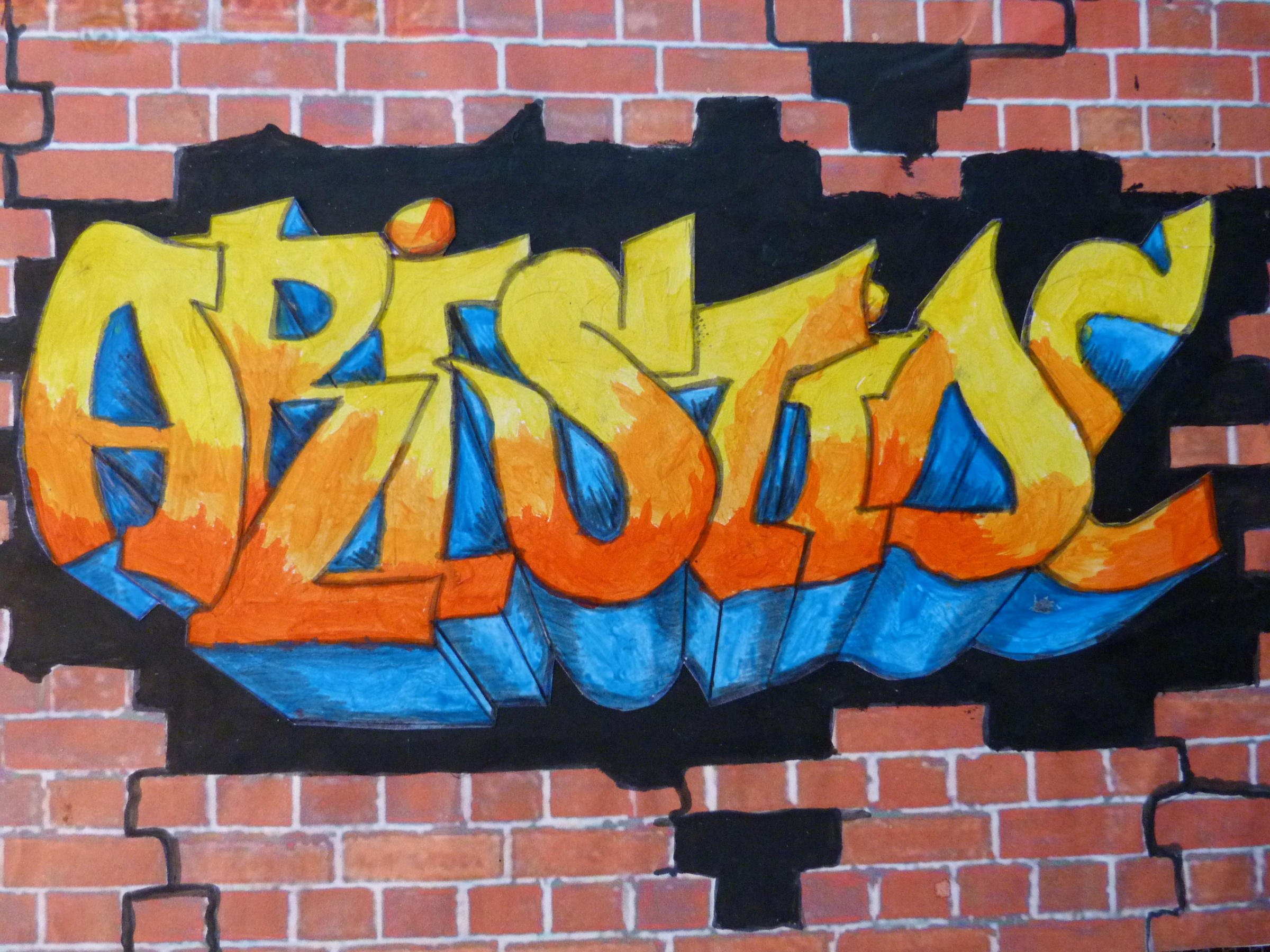 Creer son prenom en graffiti