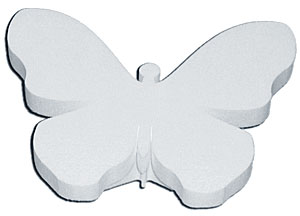 Presentoir polystyrene papillon