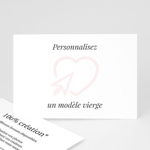 Faire part vierge pas cher