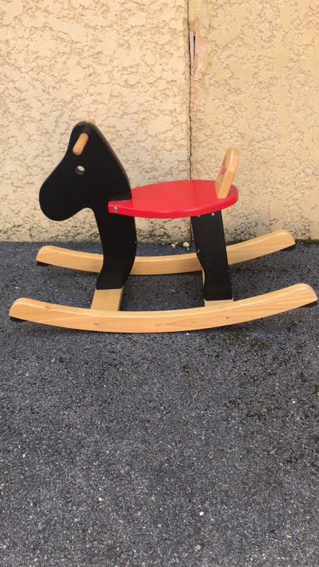 Cheval bascule bois ikea