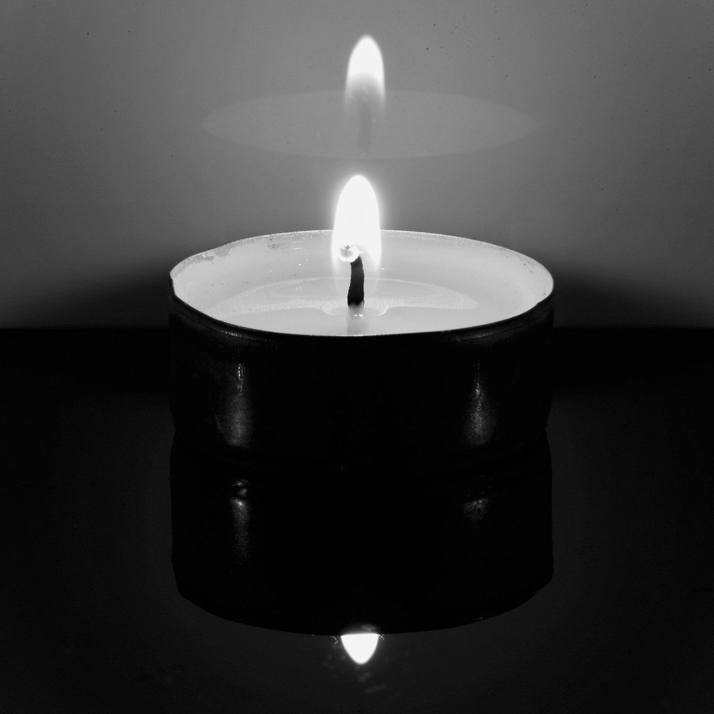 Image bougie hommage