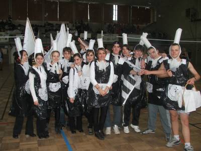 Déguisement breton avec sac poubelle