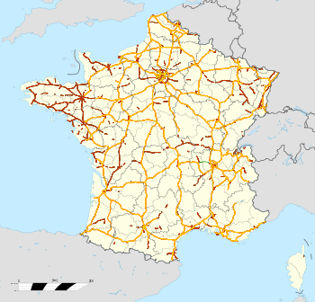 Carte des autoroutes de france 2015