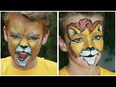 Maquillage de lion facile
