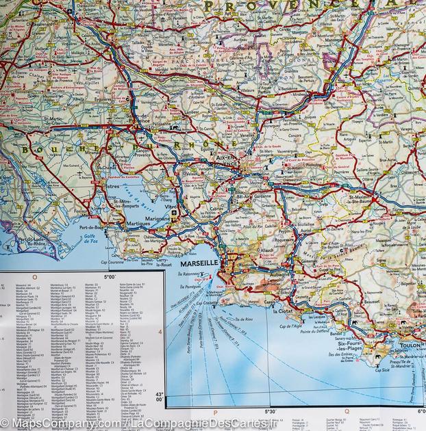 Carte routiere sud ouest france détaillée