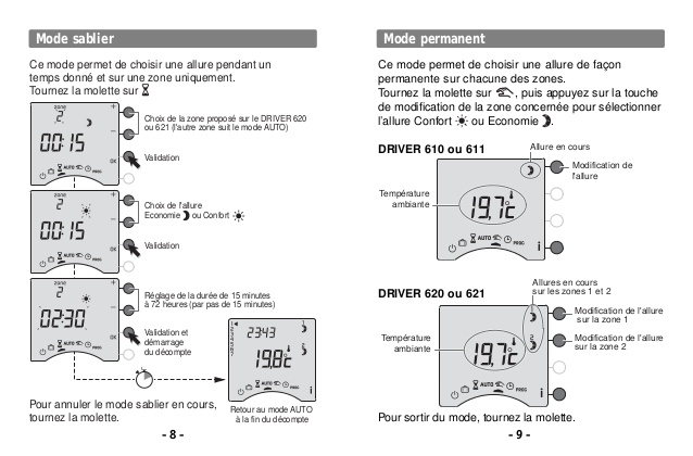 Driver 520 delta dore mode d'emploi