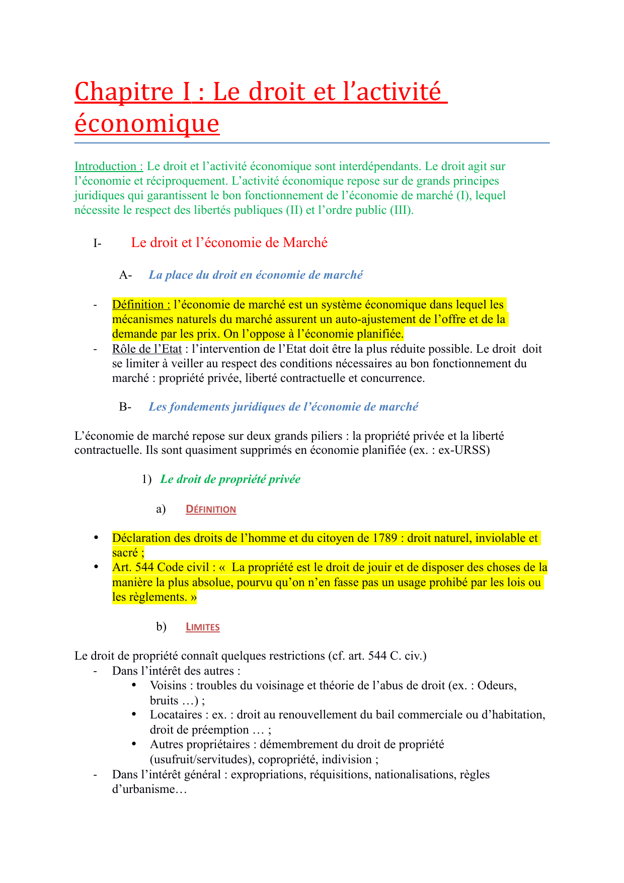 Document contractuel définition