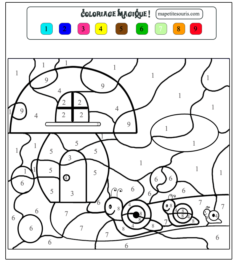 Coloriage intelligent à imprimer