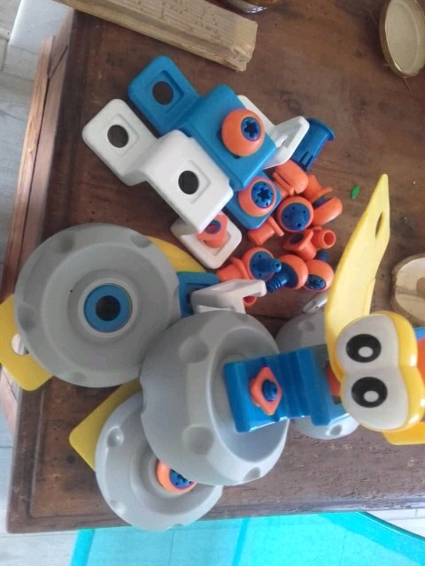 Vroum le tracteur meccano