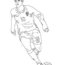 Coloriage cristiano ronaldo a imprimer