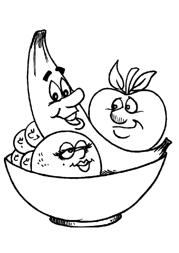 Coloriage a imprimer fruits et légumes