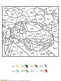 Coloriage magique ce1 numération