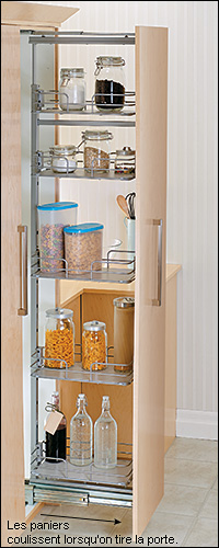 Garde manger coulissant