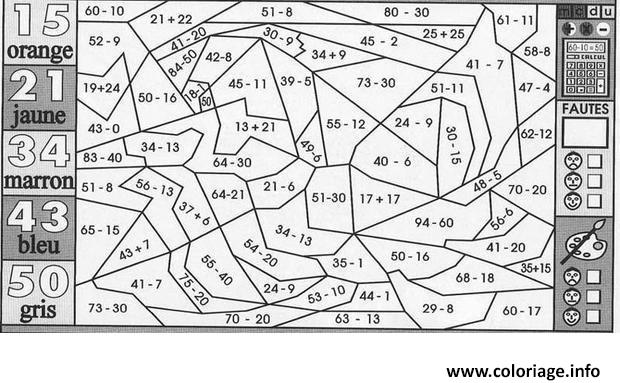 Coloriage magique noel ce2