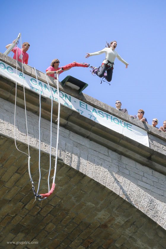 Saut à l'élastique gard