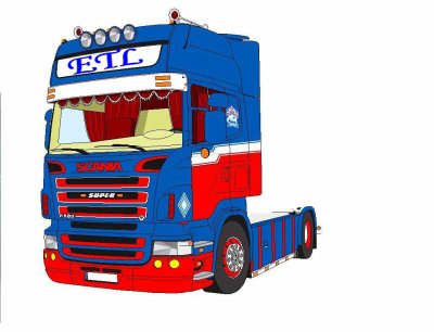 Comment dessiner un camion scania