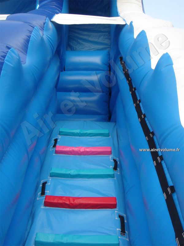 Toboggan gonflable geant occasion tout