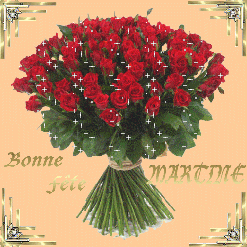 Image bonne fete martine