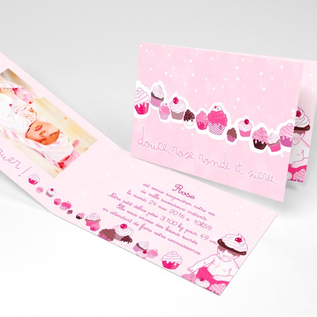 Texte faire part bapteme theme gourmandise