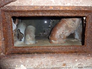 Ancienne fosse septique bouchée