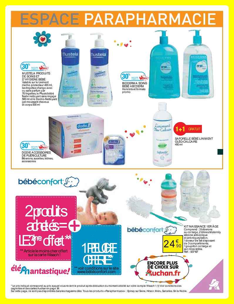 Trousse de toilette bebe auchan