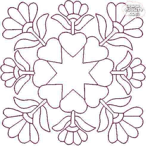 Dessin de broderie à imprimer