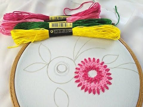 Broderie a la main youtube