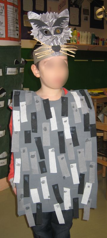 Costume de loup à fabriquer