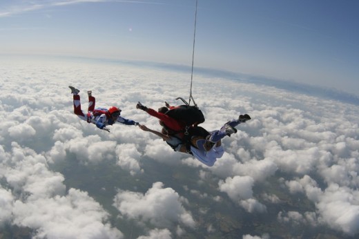 Saut en parachute pas cher belgique
