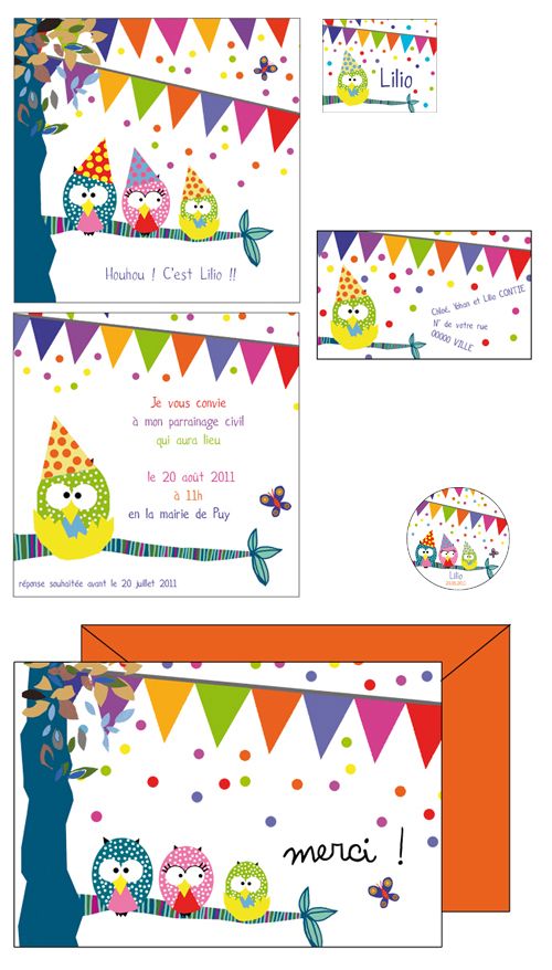 Invitation parrainage civil