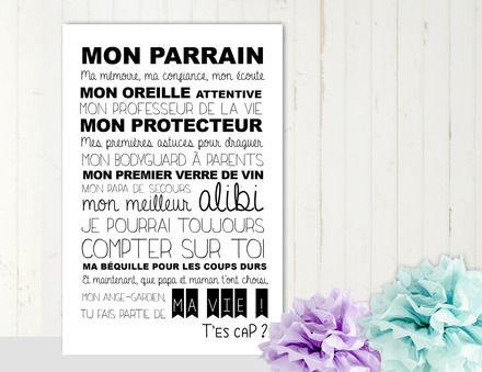 Texte pour ma marraine