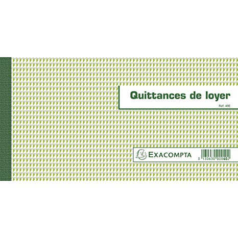 Remplir quittance de loyer exacompta