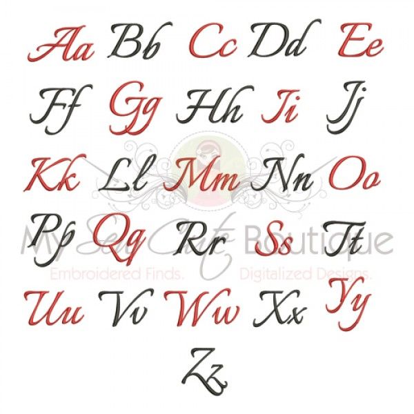 Initiales à broder gratuites