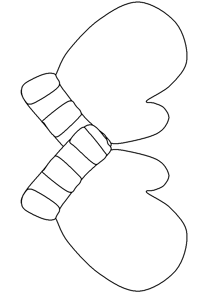 Coloriage moufle imprimer