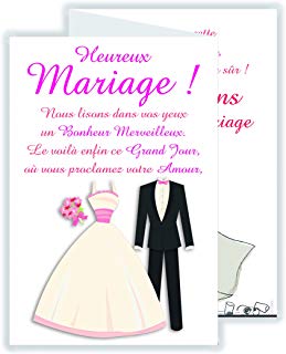 Texte felicitation mariage et bapteme