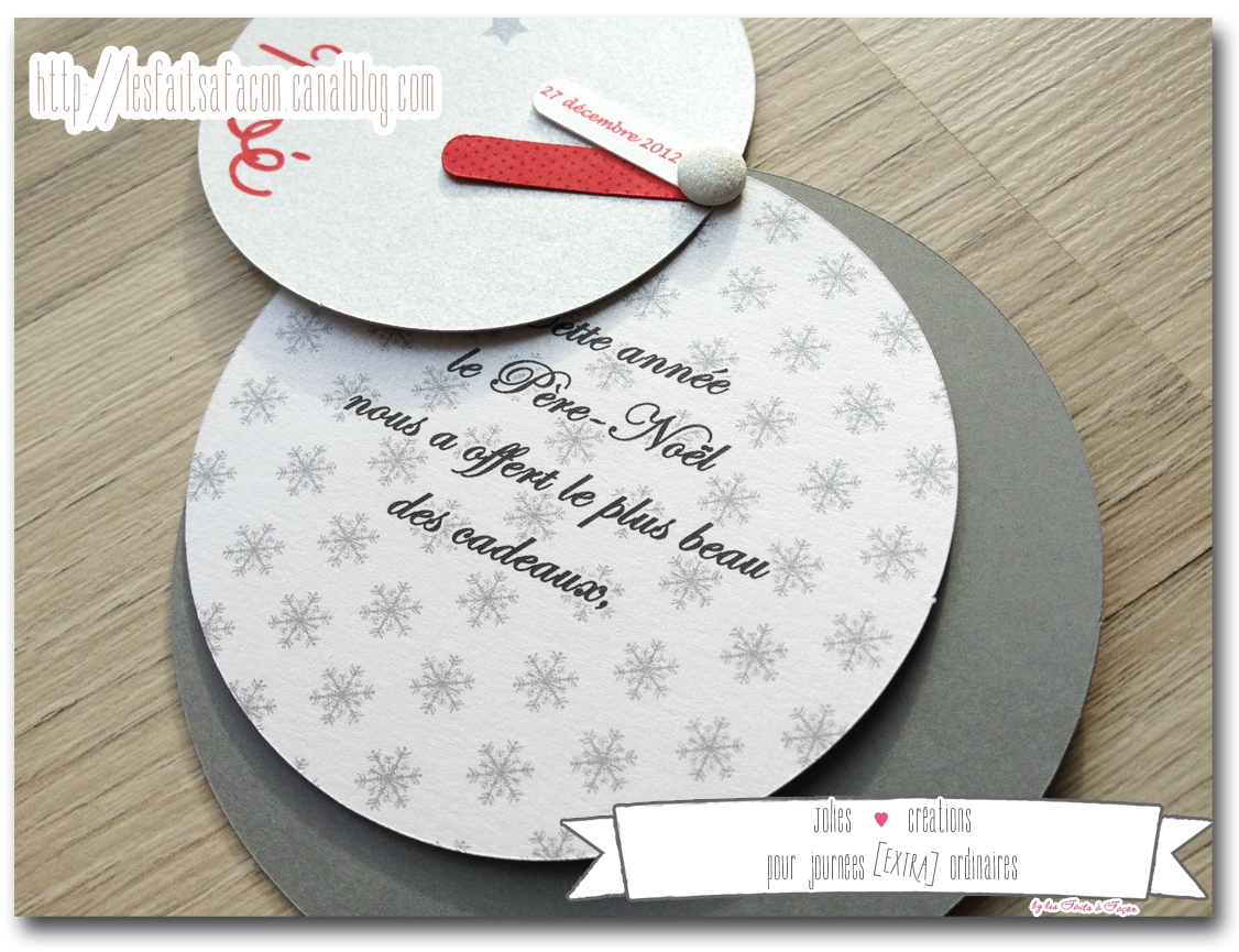 Faire part naissance fille noel