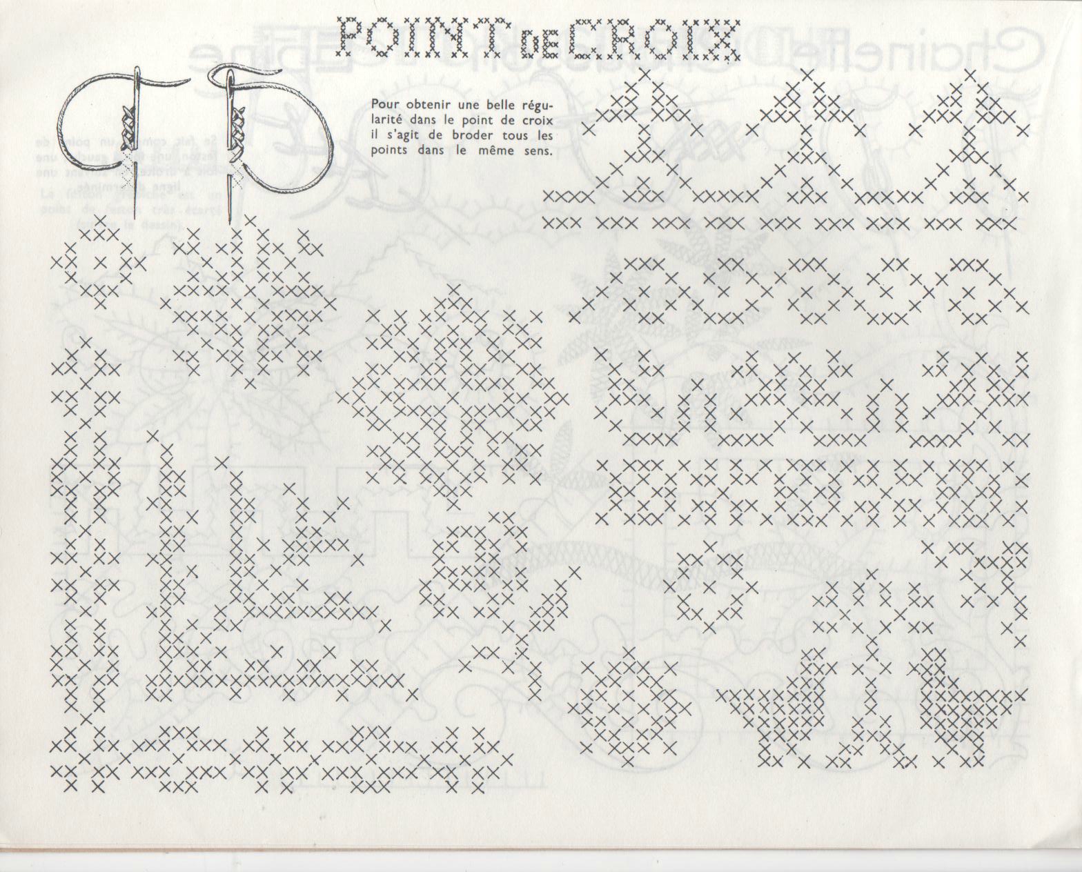 Broderie a la main model